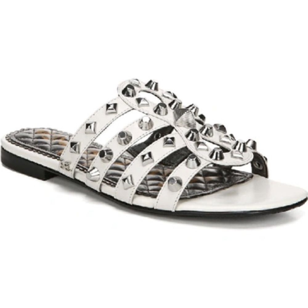 Sam Edelman Womens Beatris Slip On Leather Slide Sandals sz 6.5 NWOT